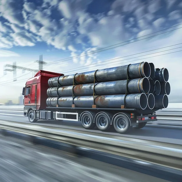 transporte rodoviário de carga em larga escala